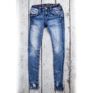 Rock Revival Pilkin Mid-rise Skinny - Size 24